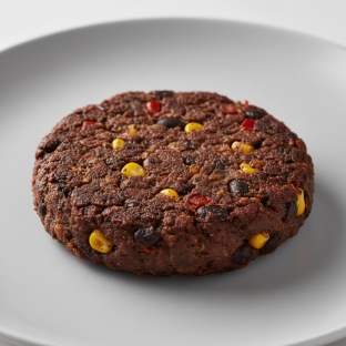 Black bean patty Black bean patty