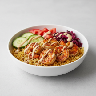Dairy Free Zaatar Shrimp Bowl