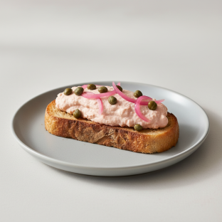 Smoked Salmon Mousse Toast