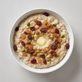Oatmeal Bar With Almond Milk