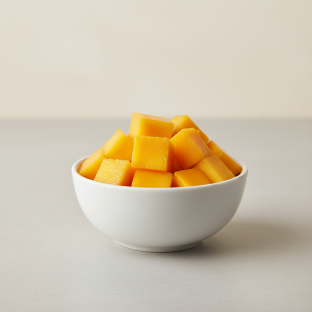 Diced Mangoes
