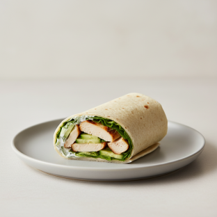 Nightshade Free Grilled Chicken Wrap With Tzatziki Sauce