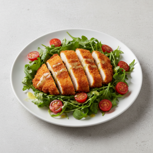 Chicken Milanesa Salad