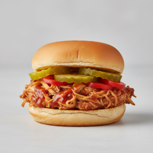 Gluten Free BBQ Pulled Chicken Slider