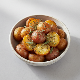 Roasted Red Poatoes With Sage and Rosemary