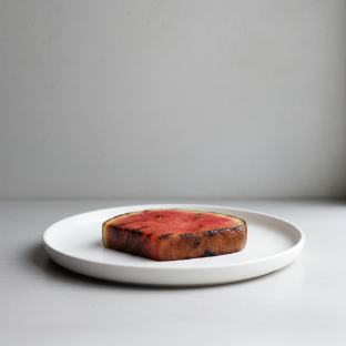 Smoked Watermelon 'Steak' (Vegan)