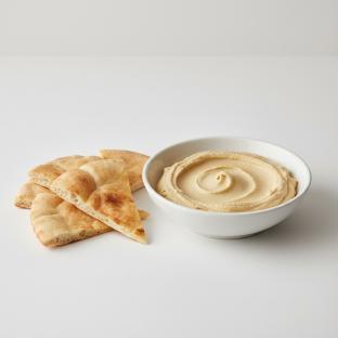 Side of Pita Bread and Classic Hummus Side of Pita Bread and Classic Hummus