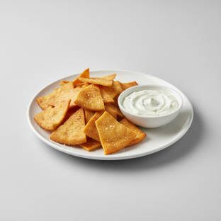 Side of Pita Chips and Tzatziki Side of Pita Chips and Tzatziki