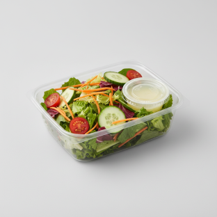 Individual Box: Side Vegan Mixed Green Salad with Lemon Vinaigrette
