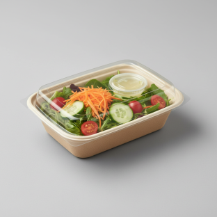 Individual Box: Side Vegan Mixed Green Salad with Lemon Vinaigrette