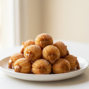 Churros Bites filled with Dulce de Leche Churros Bites filled with Dulce de Leche