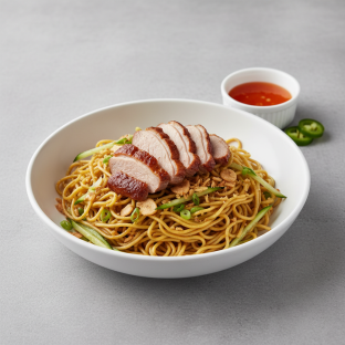 Burma Noodles with Duck