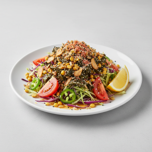 Tea Leaf Salad with Cabbage