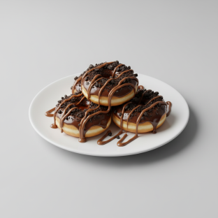 Mini Chocolate Explosion Doughnuts Mini Chocolate Explosion Doughnuts