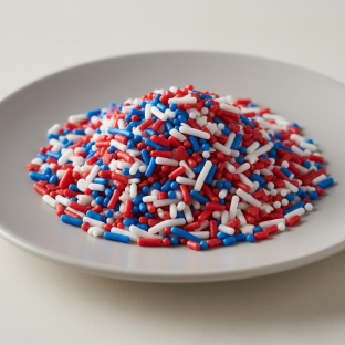 Red, White & Blue Sprinkles Red, White & Blue Sprinkles