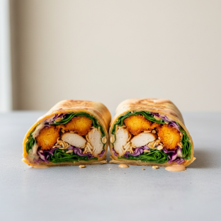 Chicken Buffalo Cauliflower Wrap Chicken Buffalo Cauliflower Wrap