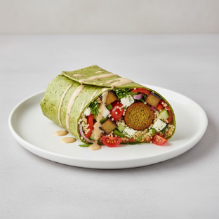 Vegan Israel Wrap Platter