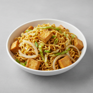 Burmese style Tofu Chow Mein Burmese style Tofu Chow Mein