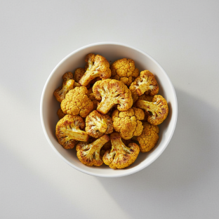 Roasted Cauliflower with Curry Powder