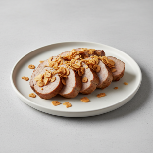 Garlic Studded Pork Tenderloin