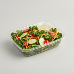 Individual Box: Side Vegan Mixed Green Salad with Lemon Vinaigrette