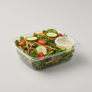 Individual Box: Side Vegan Mixed Green Salad with Lemon Vinaigrette