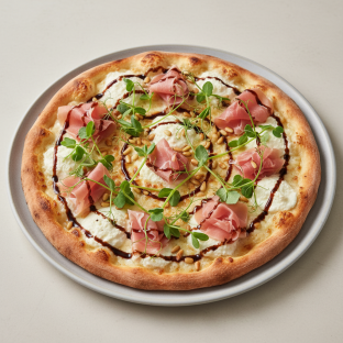 10" Prosciutto White Pizza