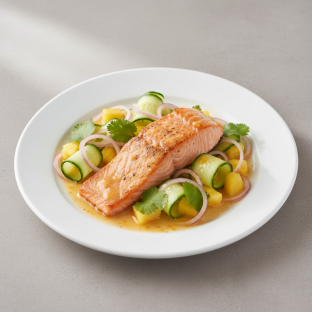 Yuzu Ponzu Salmon Yuzu Ponzu Salmon