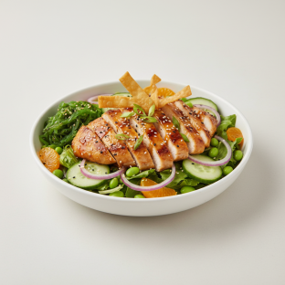 Regular Sweet Sesame Chicken over Salad Regular Sweet Sesame Chicken over Salad