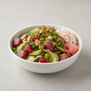 Regular Umami Ahi over Salad Regular Umami Ahi over Salad