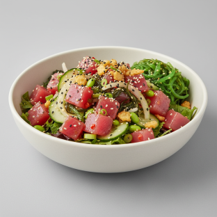 Large Hawaiian Ahi over Salad Large Hawaiian Ahi over Salad