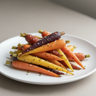 Roasted Rainbow Carrots