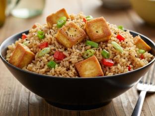 Tofu Black Pepper Fried Rice