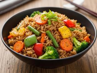 Veggie Black Pepper Fried Rice