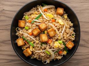 Sauteed Tofu Chinese Sesame Fried Rice