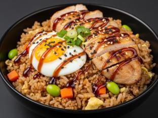 Grilled Chicken Japanese Teriyaki Fried Rice