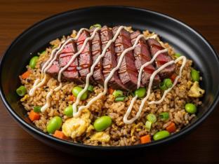 Angus Ribeye Japanese Teriyaki Fried Rice
