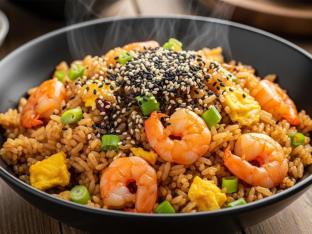 Shrimp Sesame Fried Rice