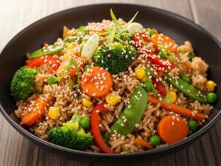 Veggie Sesame Fried Rice