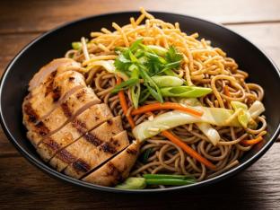 Grilled Chicken Chinatown Lo Mein