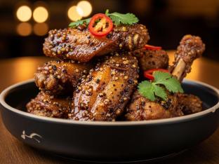 Black Pepper Chicken Wings