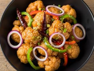 General Tso's Tempura Cauliflower
