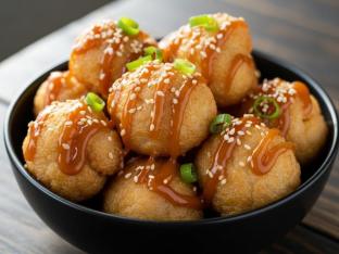 Sesame Tempura Cauliflower