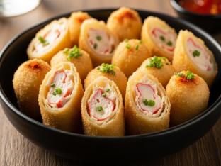 Crab N Cheese Rolls