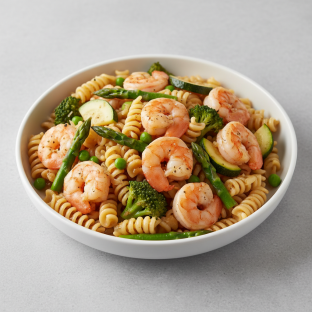 Shrimp Pasta Primavera