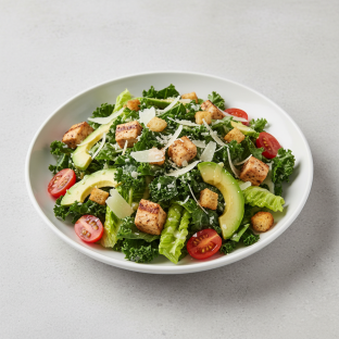 Kale Caesar Salad w/ Chicken