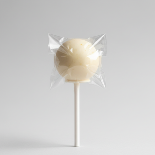 Individually Packaged: Vanilla Cake Pop