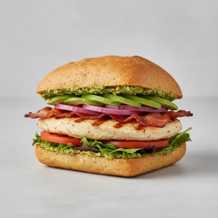 Gluten Free California Chicken Sandwich