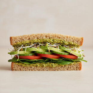 Gluten Free Vegan Love Sandwich (Nut-Free)