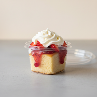 Individually Packaged: Strawberry Shortcake